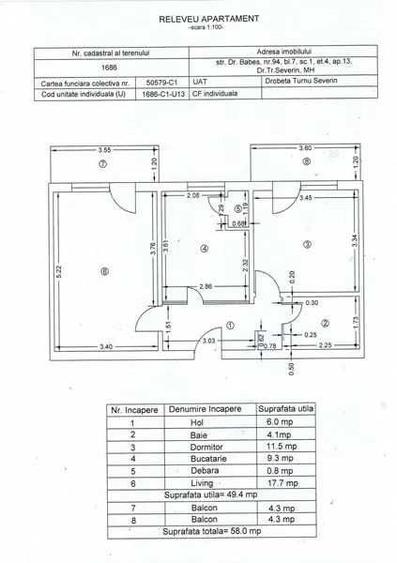 Apartament cu 2 camere decomandat în Gura Văii