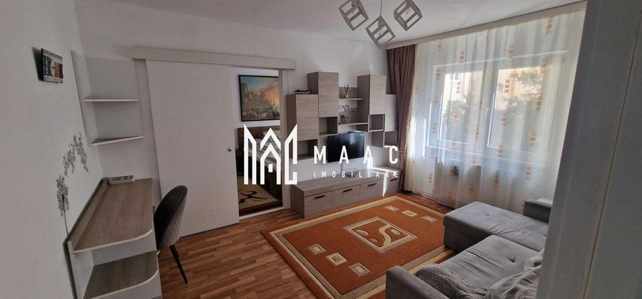 Apartament cu 2 camere semidecomandat, mobilat în Vasile Aaron
