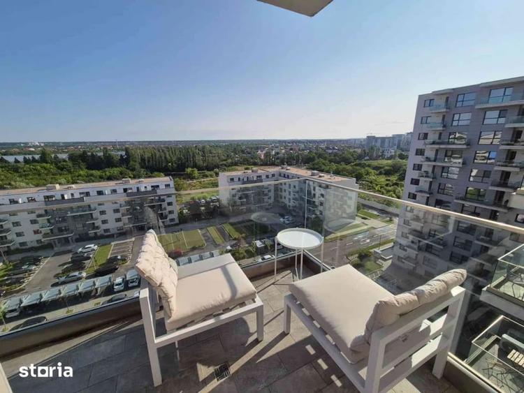 Apartament cu 2 camere decomandat, mobilat în Băneasa