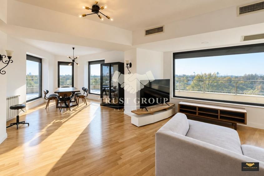 Apartament cu 5 camere decomandat, mobilat în Herăstrău