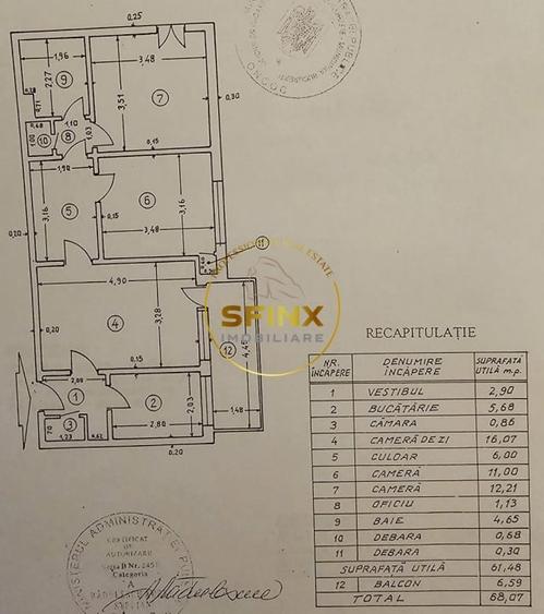 Apartament cu 3 camere semidecomandat în Gara de Nord