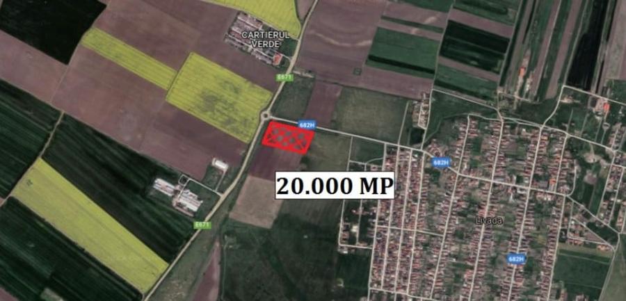 Teren Construcții intravilan de 20000 mp, în Livada