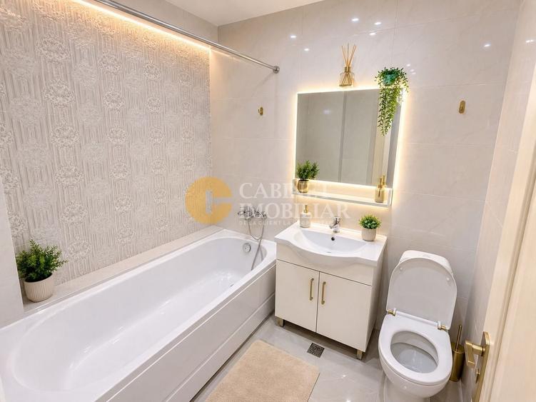 Apartament cu 3 camere decomandat, mobilat în Valea Lupului