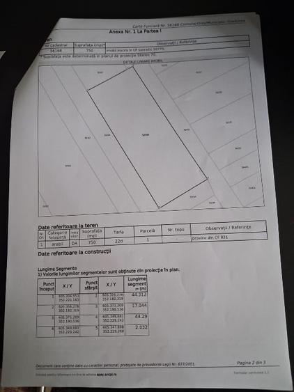 Teren Construcții intravilan de 750 mp, în Sitaru