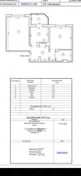 DIRECT PROPRIETAR Apartament 2 camere, confort 1, Km 4-5 | Etaj 2 4 | - 1