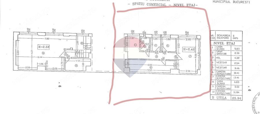 Spațiu comercial, de 145 mp, în Gara de Nord