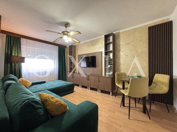 Apartament cu 2 camere semidecomandat, mobilat în Lipovei