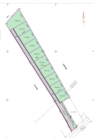Teren Construcții intravilan de 500 mp, în Bâldana