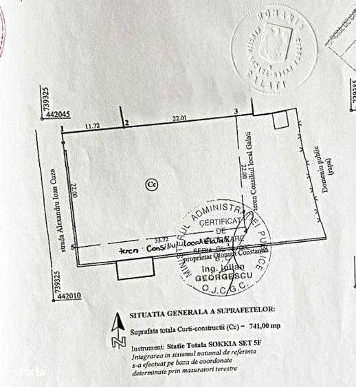 Teren de 740 mp, în Ultracentral