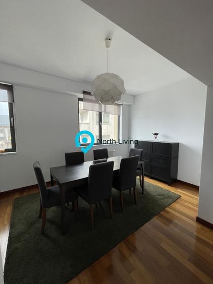 Apartament cu 5 camere decomandat, mobilat în Herăstrău
