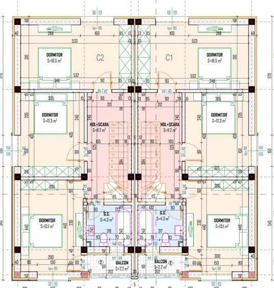 Duplex cu 5 camere cu Canalizare în Bragadiru