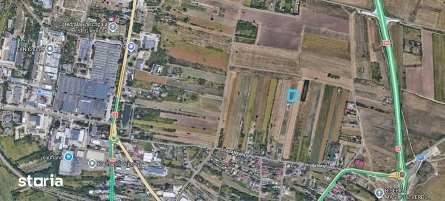 Teren de 769 mp, în Central