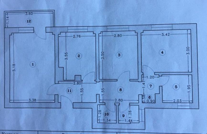 Apartament cu 3 camere în Militari