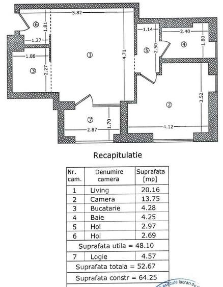 Apartament cu 2 camere semidecomandat în Bucureștii Noi