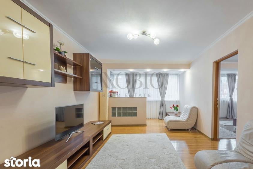 Apartament cu 3 camere semidecomandat, mobilat în Cișmigiu