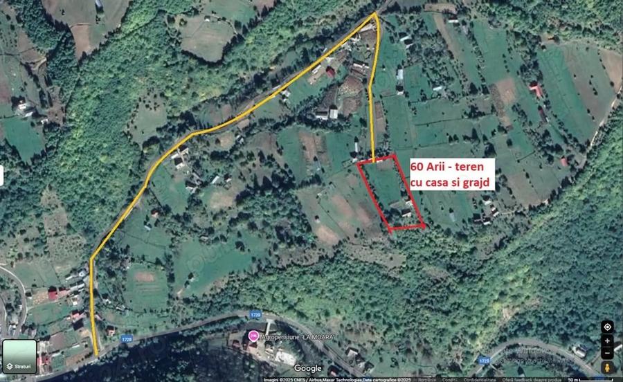 Teren de 35000 mp, în Parva
