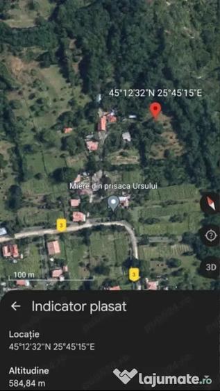 Teren de 1600 mp, în Podu Cheii