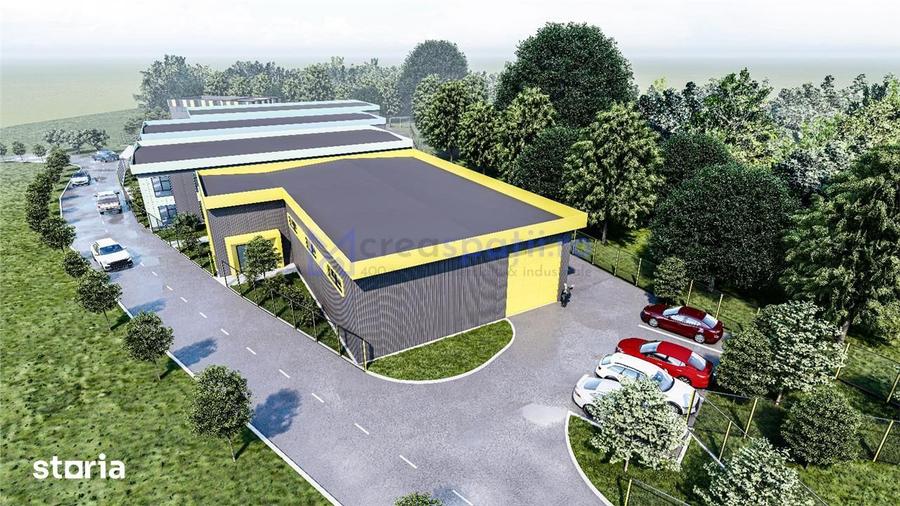 Teren de 2050 mp, în Zona industrială