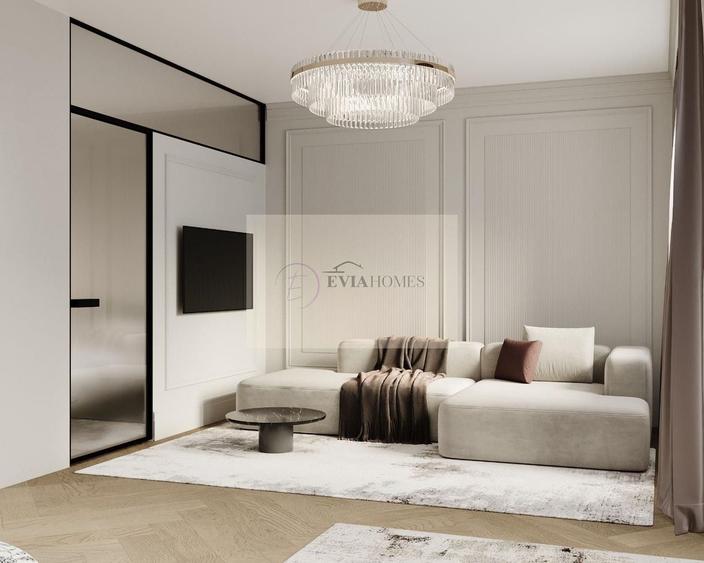 Apartament cu 2 camere semidecomandat, mobilat în Ultracentral