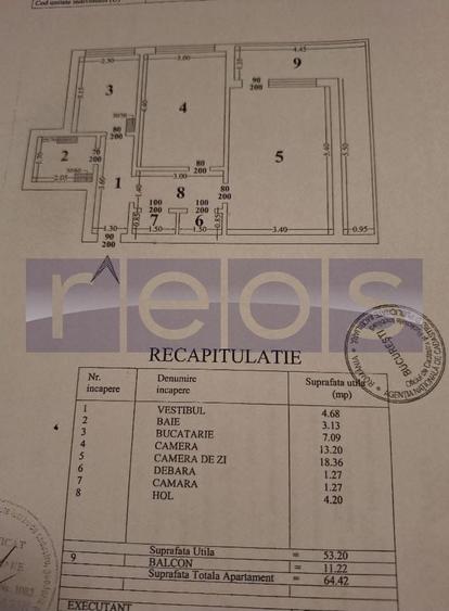 Apartament cu 2 camere decomandat, mobilat în Titan