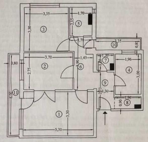 Apartament cu 3 camere decomandat în Drumul Taberei