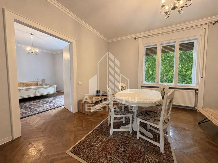 Apartament cu 3 camere circular, mobilat în Bălcescu