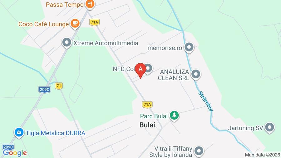Casă individuală cu 4 camere cu Canalizare în Bulai