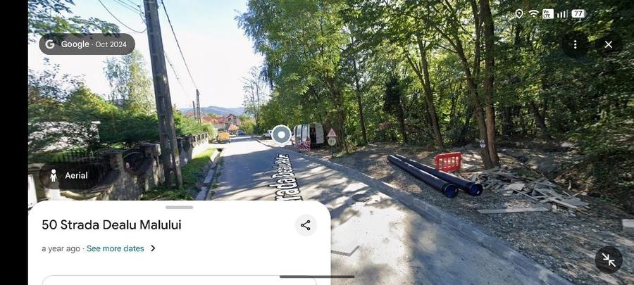 Teren de 3500 mp, în Dealul Malului