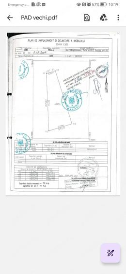 Teren de 751 mp, în Exterior Vest