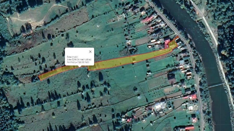 Teren Construcții intravilan de 5301 mp, în Crucea