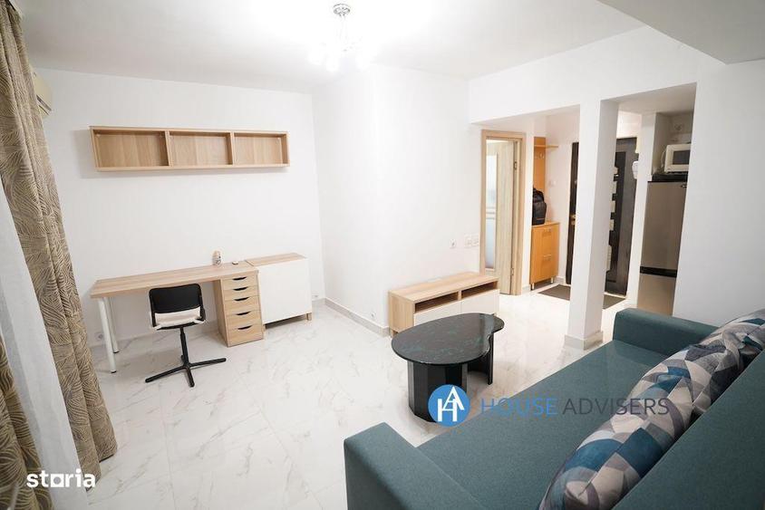Apartament cu 2 camere, mobilat în Calea Victoriei