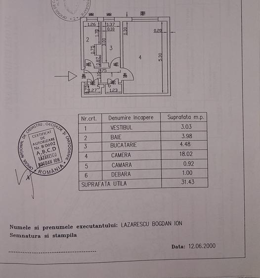 Garsonieră decomandată în Pantelimon