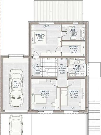 Casă cu 6 camere cu Teren 518 Mp în Ciurila