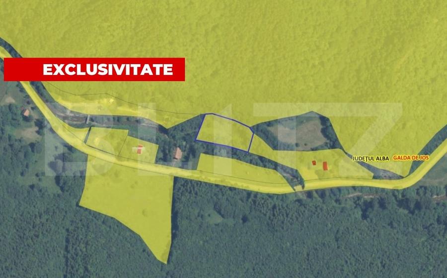 Teren Construcții intravilan de 5542 mp, în Întregalde