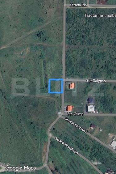 Teren Construcții extravilan de 1000 mp, în Nord-Vest
