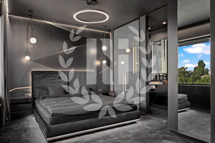 Penthouse cu 3 camere semidecomandat, mobilat în Pipera