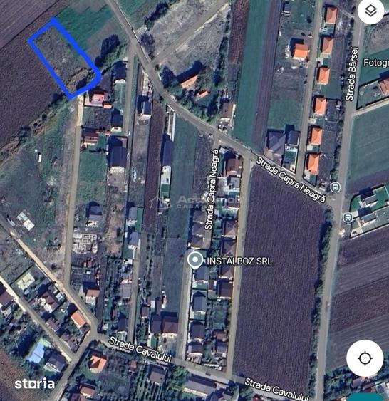 Teren de 2000 mp, în Stupini
