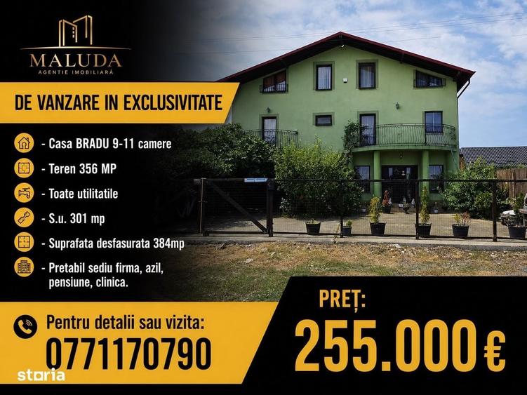 Casă cu 4 camere în Bradu