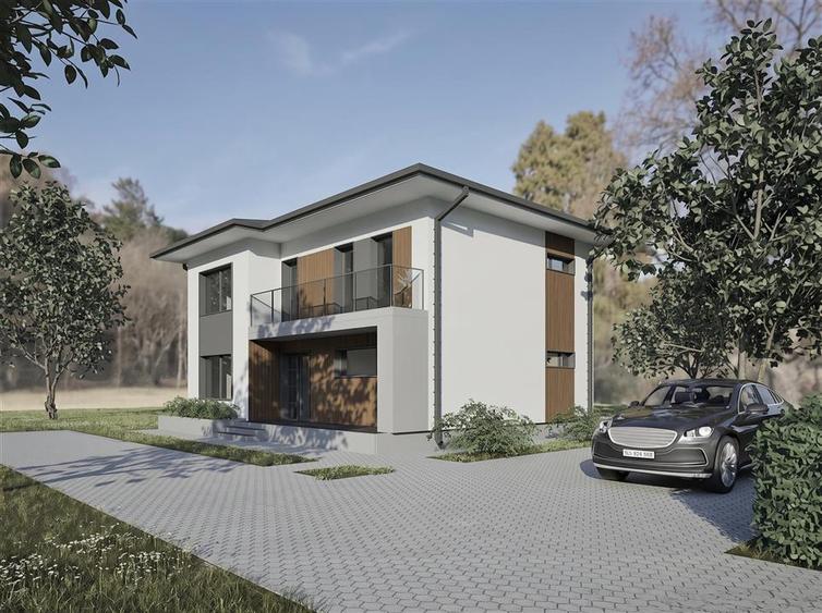 Casă individuală cu 4 camere cu Teren 500 Mp în Moara