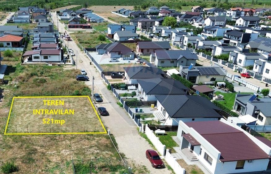 Teren Construcții intravilan de 521 mp, în Câmpineanca
