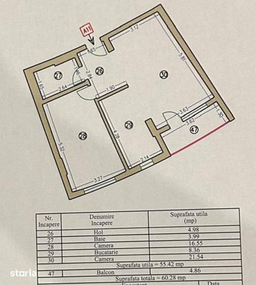Apartament cu 2 camere la 150 m de plaja - 8