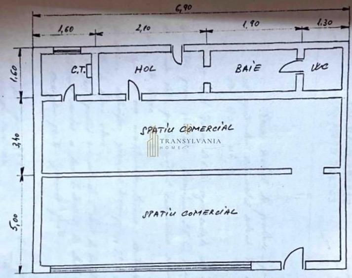 Spațiu comercial, de 75 mp, în Vasile Aaron
