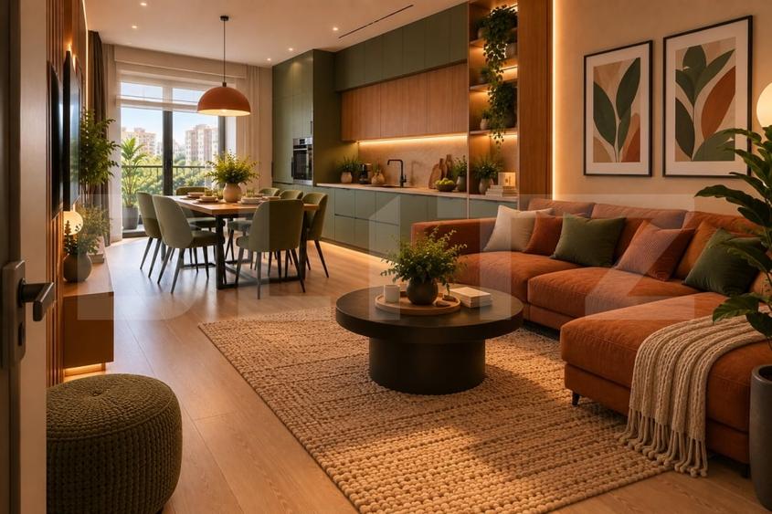 Apartament cu 3 camere decomandat în Lunca Cetățuii