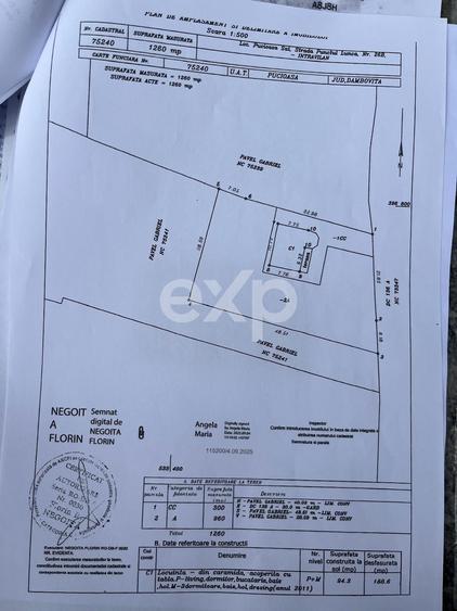 Casă individuală cu 4 camere cu Canalizare în Pucioasa-Sat