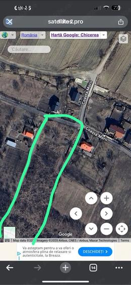 Teren de 600 mp, în Chicerea