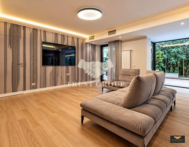 Apartament cu 4 camere decomandat, mobilat în Herăstrău
