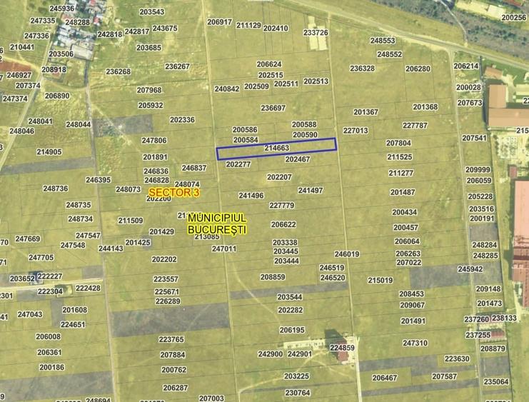 Teren Construcții intravilan de 3706 mp, în Theodor Pallady