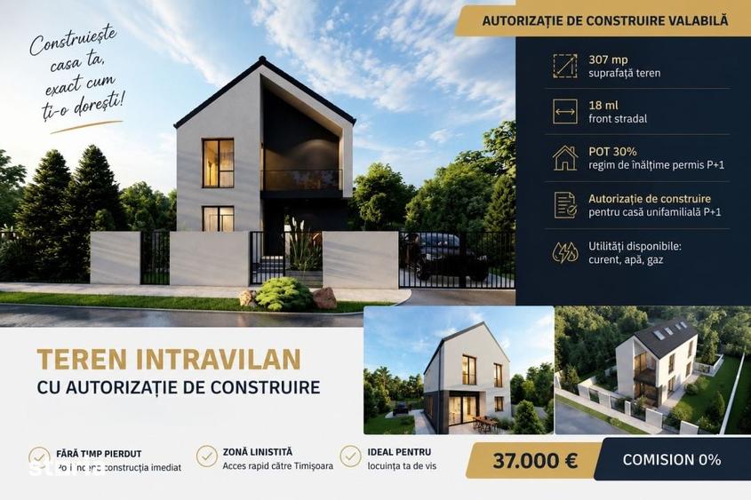 Teren de 307 mp, în Sânandrei