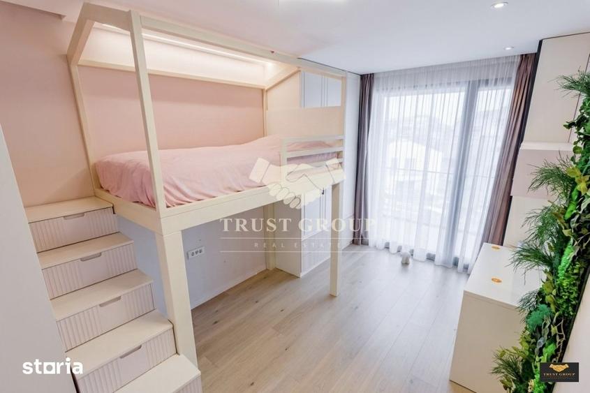 Apartament cu 3 camere semidecomandat, mobilat în Herăstrău