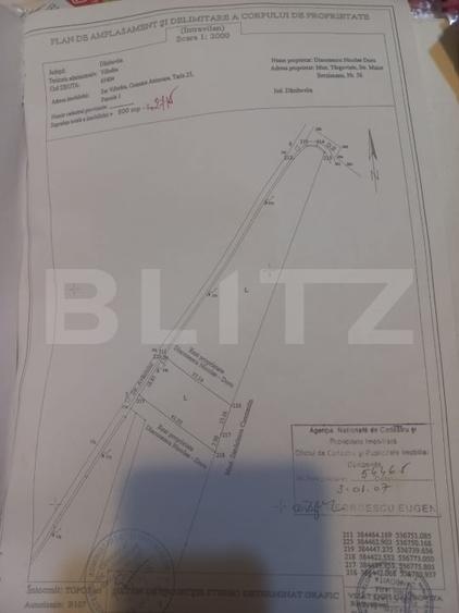 Teren Construcții intravilan de 800 mp, în Exterior Nord